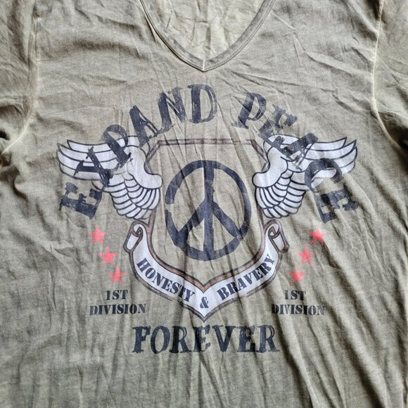 Fly London Graphic Tee Short Sleeve Shirt XL Rare - Picture 2 of 8